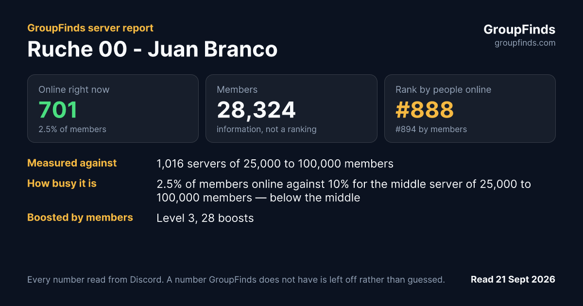 Ruche 00 - Juan Branco's GroupFinds server report