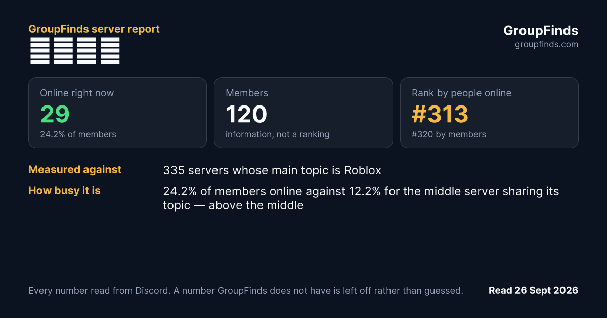 СНГК's GroupFinds server report