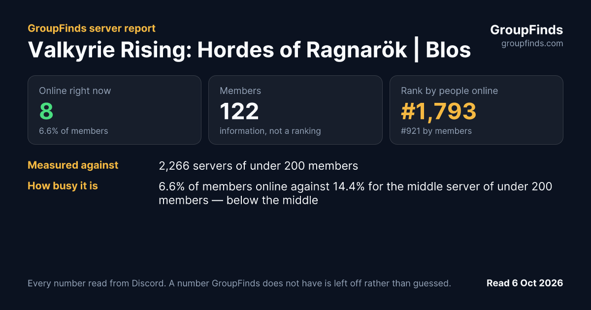 Valkyrie Rising: Hordes of Ragnarök | Blossom Path Games's GroupFinds server report